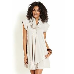 ❎SOLD❎Gracia Mock Neck Flowy Tunic Flowy Dress